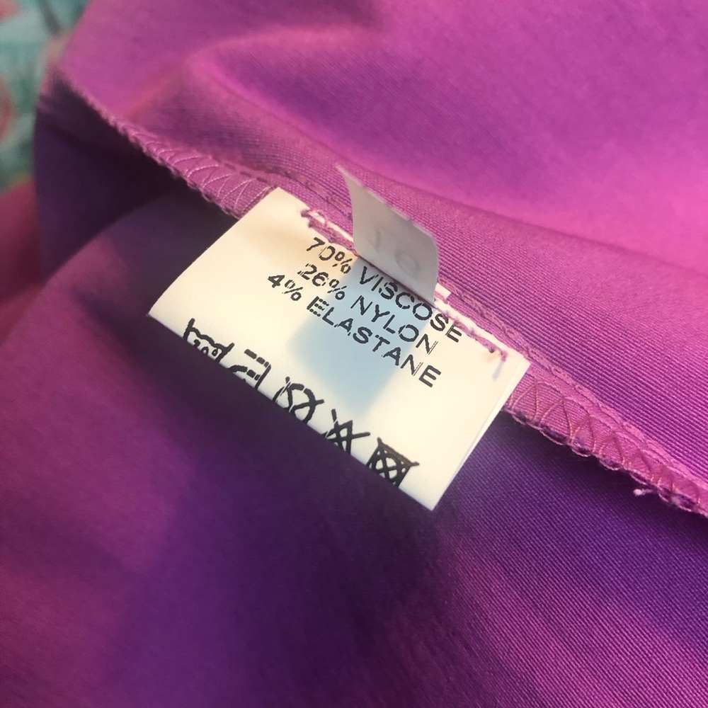 Dolly And Dotty Fishtail Vintage Style Dress Women’s Fuchsia Pink New - Picture 8 of 10